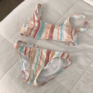 Striped bikini